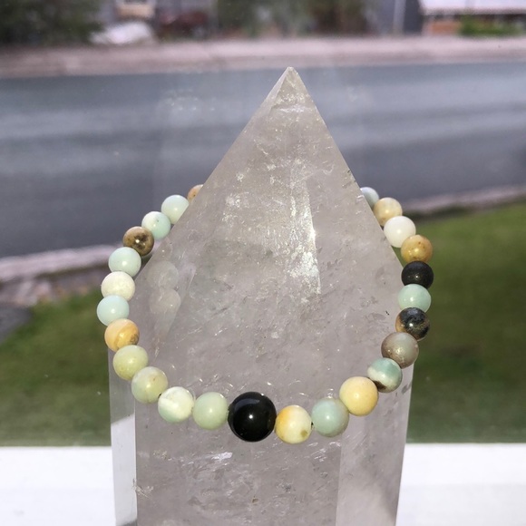 • Amazonite + Shungite • - Picture 1 of 5